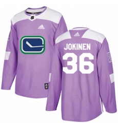 Mens Adidas Vancouver Canucks 36 Jussi Jokinen Authentic Purple Fights Cancer Practice NHL Jerse Mens Adidas Vancouver Canucks 36 Jussi Jokinen Authentic Purple Fights Cancer Practice NHL Jerse