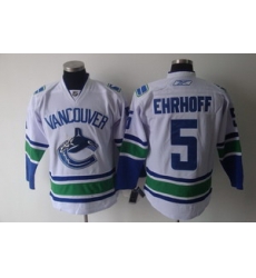 Vancouver Canucks 5 Ehrhoff White Jerseys Vancouver Canucks 5 Ehrhoff White Jerseys