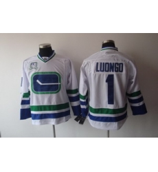 Vancouver Canucks Jersey 1 Roberto Luongo Third White Ice Hockey Jerseys Vancouver Canucks Jersey 1 Roberto Luongo Third White Ice Hockey Jerseys