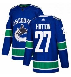 Youth Adidas Vancouver Canucks 27 Ben Hutton Authentic Blue Home NHL Jersey Youth Adidas Vancouver Canucks 27 Ben Hutton Authentic Blue Home NHL Jersey