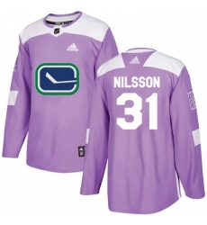 Youth Adidas Vancouver Canucks 31 Anders Nilsson Authentic Purple Fights Cancer Practice NHL Jersey Youth Adidas Vancouver Canucks 31 Anders Nilsson Authentic Purple Fights Cancer Practice NHL Jersey