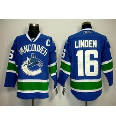 KIDS Vancouver Canucks 16 Trevor Linden Home Blue Jersey KIDS Vancouver Canucks 16 Trevor Linden Home Blue Jersey