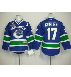 KIDS Vancouver Canucks 17 KESLER blue 2011 Stanley Cup Jerseys KIDS Vancouver Canucks 17 KESLER blue 2011 Stanley Cup Jerseys
