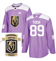 Adidas Golden Knights #89 Alex Tuch Purple Authentic Fights Cancer Stitched NHL Inaugural Season Patch Jersey Adidas Golden Knights #89 Alex Tuch Purple Authentic Fights Cancer Stitched NHL Inaugural Season Patch Jersey