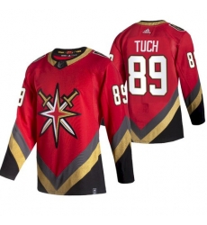Men Vegas Golden Knights 89 Alex Tuch 2021 Reverse Retro Red Jersey Men Vegas Golden Knights 89 Alex Tuch 2021 Reverse Retro Red Jersey