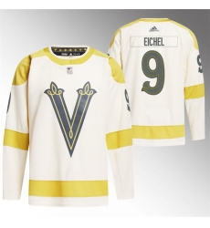 Men Vegas Golden Knights 9 Jack Eichel Cream 2024 Winter Classic Breakaway Stitched Jersey Men Vegas Golden Knights 9 Jack Eichel Cream 2024 Winter Classic Breakaway Stitched Jersey