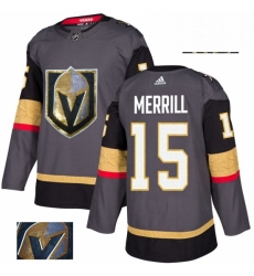 Mens Adidas Vegas Golden Knights 15 Jon Merrill Authentic Gray Fashion Gold NHL Jersey Mens Adidas Vegas Golden Knights 15 Jon Merrill Authentic Gray Fashion Gold NHL Jersey