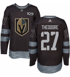 Mens Adidas Vegas Golden Knights 27 Shea Theodore Authentic Black 1917 2017 100th Anniversary NHL Jersey Mens Adidas Vegas Golden Knights 27 Shea Theodore Authentic Black 1917 2017 100th Anniversary NHL Jersey