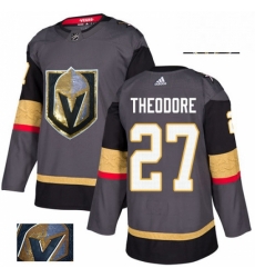 Mens Adidas Vegas Golden Knights 27 Shea Theodore Authentic Gray Fashion Gold NHL Jersey Mens Adidas Vegas Golden Knights 27 Shea Theodore Authentic Gray Fashion Gold NHL Jersey