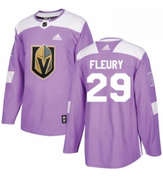 Mens Adidas Vegas Golden Knights 29 Marc Andre Fleury Authentic Purple Fights Cancer Practice NHL Jersey Mens Adidas Vegas Golden Knights 29 Marc Andre Fleury Authentic Purple Fights Cancer Practice NHL Jersey