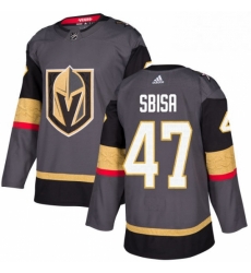 Mens Adidas Vegas Golden Knights 47 Luca Sbisa Premier Gray Home NHL Jersey Mens Adidas Vegas Golden Knights 47 Luca Sbisa Premier Gray Home NHL Jersey