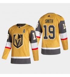Vegas Golden Knights 19 Reilly Smith Men Adidas 2020 21 Authentic Player Alternate Stitched NHL Jersey Gold Vegas Golden Knights 19 Reilly Smith Men Adidas 2020 21 Authentic Player Alternate Stitched NHL Jersey Gold