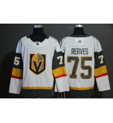 Vegas Golden Knights 75 Ryan Reaves White With Special Glittery Logo Adidas Jersey Vegas Golden Knights 75 Ryan Reaves White With Special Glittery Logo Adidas Jersey
