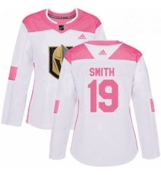 Womens Adidas Vegas Golden Knights 19 Reilly Smith Authentic WhitePink Fashion NHL Jersey Womens Adidas Vegas Golden Knights 19 Reilly Smith Authentic WhitePink Fashion NHL Jersey