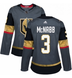 Womens Adidas Vegas Golden Knights 3 Brayden McNabb Authentic Gray Home NHL Jersey Womens Adidas Vegas Golden Knights 3 Brayden McNabb Authentic Gray Home NHL Jersey