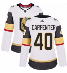 Womens Adidas Vegas Golden Knights 40 Ryan Carpenter Authentic White Away NHL Jersey Womens Adidas Vegas Golden Knights 40 Ryan Carpenter Authentic White Away NHL Jersey