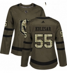Womens Adidas Vegas Golden Knights 55 Keegan Kolesar Authentic Green Salute to Service NHL Jersey Womens Adidas Vegas Golden Knights 55 Keegan Kolesar Authentic Green Salute to Service NHL Jersey