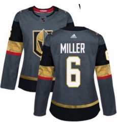 Womens Adidas Vegas Golden Knights 6 Colin Miller Authentic Gray Home NHL Jersey Womens Adidas Vegas Golden Knights 6 Colin Miller Authentic Gray Home NHL Jersey
