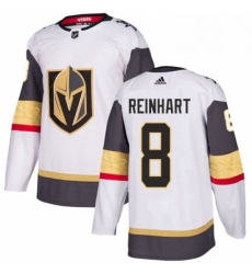 Womens Adidas Vegas Golden Knights 8 Griffin Reinhart Authentic White Away NHL Jersey Womens Adidas Vegas Golden Knights 8 Griffin Reinhart Authentic White Away NHL Jersey