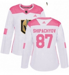 Womens Adidas Vegas Golden Knights 87 Vadim Shipachyov Authentic WhitePink Fashion NHL Jersey Womens Adidas Vegas Golden Knights 87 Vadim Shipachyov Authentic WhitePink Fashion NHL Jersey