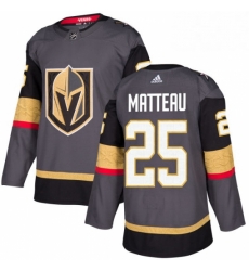 Youth Adidas Vegas Golden Knights 25 Stefan Matteau Authentic Gray Home NHL Jersey Youth Adidas Vegas Golden Knights 25 Stefan Matteau Authentic Gray Home NHL Jersey
