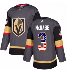 Youth Adidas Vegas Golden Knights 3 Brayden McNabb Authentic Gray USA Flag Fashion NHL Jersey Youth Adidas Vegas Golden Knights 3 Brayden McNabb Authentic Gray USA Flag Fashion NHL Jersey