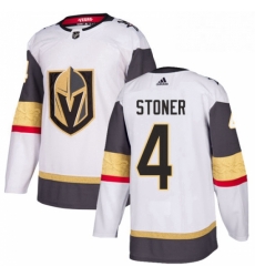 Youth Adidas Vegas Golden Knights 4 Clayton Stoner Authentic White Away NHL Jersey Youth Adidas Vegas Golden Knights 4 Clayton Stoner Authentic White Away NHL Jersey
