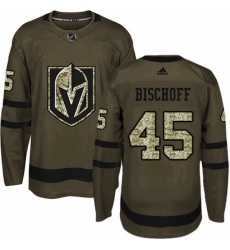 Youth Adidas Vegas Golden Knights 45 Jake Bischoff Authentic Green Salute to Service NHL Jersey Youth Adidas Vegas Golden Knights 45 Jake Bischoff Authentic Green Salute to Service NHL Jersey