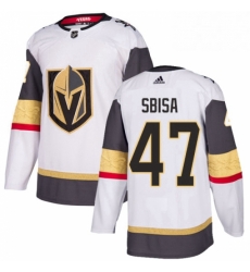 Youth Adidas Vegas Golden Knights 47 Luca Sbisa Authentic White Away NHL Jersey Youth Adidas Vegas Golden Knights 47 Luca Sbisa Authentic White Away NHL Jersey