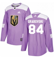 Youth Adidas Vegas Golden Knights 84 Mikhail Grabovski Authentic Purple Fights Cancer Practice NHL Jersey Youth Adidas Vegas Golden Knights 84 Mikhail Grabovski Authentic Purple Fights Cancer Practice NHL Jersey