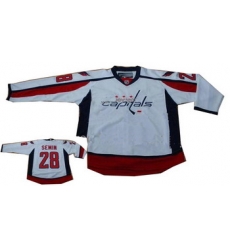 Alexander Semin Washington Capitals SEWN white Jersey Alexander Semin Washington Capitals SEWN white Jersey