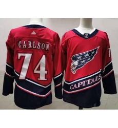 Men Washington Capitals 74 John Carlson Red 2020 21 Reverse Retro Adidas Jersey Men Washington Capitals 74 John Carlson Red 2020 21 Reverse Retro Adidas Jersey