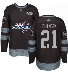 Mens Adidas Washington Capitals 21 Lucas Johansen Premier Black 1917 2017 100th Anniversary NHL Jersey Mens Adidas Washington Capitals 21 Lucas Johansen Premier Black 1917 2017 100th Anniversary NHL Jersey
