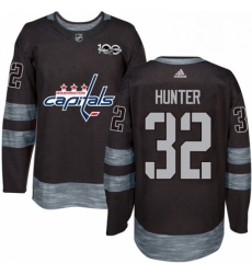 Mens Adidas Washington Capitals 32 Dale Hunter Premier Black 1917 2017 100th Anniversary NHL Jersey Mens Adidas Washington Capitals 32 Dale Hunter Premier Black 1917 2017 100th Anniversary NHL Jersey