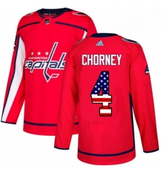 Mens Adidas Washington Capitals 4 Taylor Chorney Authentic Red USA Flag Fashion NHL Jersey Mens Adidas Washington Capitals 4 Taylor Chorney Authentic Red USA Flag Fashion NHL Jersey