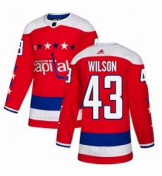 Mens Adidas Washington Capitals 43 Tom Wilson Authentic Red Alternate NHL Jersey Mens Adidas Washington Capitals 43 Tom Wilson Authentic Red Alternate NHL Jersey