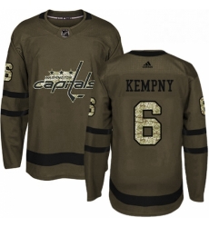 Mens Adidas Washington Capitals 6 Michal Kempny Authentic Green Salute to Service NHL Jerse Mens Adidas Washington Capitals 6 Michal Kempny Authentic Green Salute to Service NHL Jerse