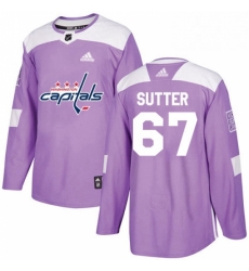 Mens Adidas Washington Capitals 67 Riley Sutter Authentic Purple Fights Cancer Practice NHL Jerse Mens Adidas Washington Capitals 67 Riley Sutter Authentic Purple Fights Cancer Practice NHL Jerse