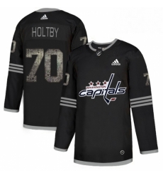 Mens Adidas Washington Capitals 70 Braden Holtby Black 1 Authentic Classic Stitched NHL Jersey Mens Adidas Washington Capitals 70 Braden Holtby Black 1 Authentic Classic Stitched NHL Jersey