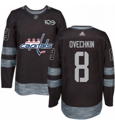 Mens Adidas Washington Capitals 8 Alex Ovechkin Premier Black 1917 2017 100th Anniversary NHL Jersey Mens Adidas Washington Capitals 8 Alex Ovechkin Premier Black 1917 2017 100th Anniversary NHL Jersey