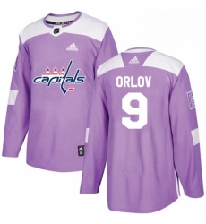 Mens Adidas Washington Capitals 9 Dmitry Orlov Authentic Purple Fights Cancer Practice NHL Jersey Mens Adidas Washington Capitals 9 Dmitry Orlov Authentic Purple Fights Cancer Practice NHL Jersey