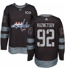 Mens Adidas Washington Capitals 92 Evgeny Kuznetsov Premier Black 1917 2017 100th Anniversary NHL Jersey Mens Adidas Washington Capitals 92 Evgeny Kuznetsov Premier Black 1917 2017 100th Anniversary NHL Jersey