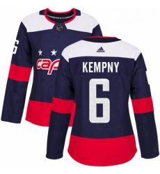 Womens Adidas Washington Capitals 6 Michal Kempny Authentic Navy Blue 2018 Stadium Series NHL Jerse Womens Adidas Washington Capitals 6 Michal Kempny Authentic Navy Blue 2018 Stadium Series NHL Jerse