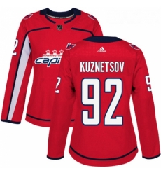 Womens Adidas Washington Capitals 92 Evgeny Kuznetsov Authentic Red Home NHL Jersey Womens Adidas Washington Capitals 92 Evgeny Kuznetsov Authentic Red Home NHL Jersey