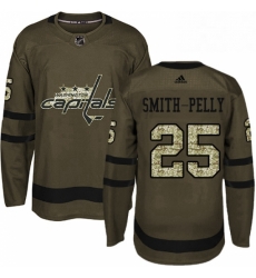 Youth Adidas Washington Capitals 25 Devante Smith Pelly Premier Green Salute to Service NHL Jersey Youth Adidas Washington Capitals 25 Devante Smith Pelly Premier Green Salute to Service NHL Jersey