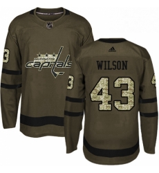 Youth Adidas Washington Capitals 43 Tom Wilson Authentic Green Salute to Service NHL Jersey Youth Adidas Washington Capitals 43 Tom Wilson Authentic Green Salute to Service NHL Jersey