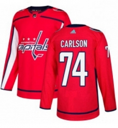 Youth Adidas Washington Capitals 74 John Carlson Authentic Red Home NHL Jersey Youth Adidas Washington Capitals 74 John Carlson Authentic Red Home NHL Jersey