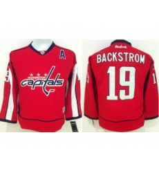 Youth NHL Washington Capitals #19 Nicklas Backstrom Stitched Red jerseys Youth NHL Washington Capitals #19 Nicklas Backstrom Stitched Red jerseys