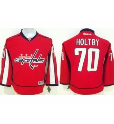 Youth NHL Washington Capitals #70 Braden Holtby Stitched Red jerseys Youth NHL Washington Capitals #70 Braden Holtby Stitched Red jerseys