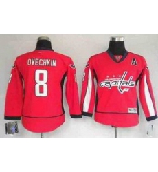 Youth Washington Capitals 8 A.Ovechkin RED jerseys Youth Washington Capitals 8 A.Ovechkin RED jerseys